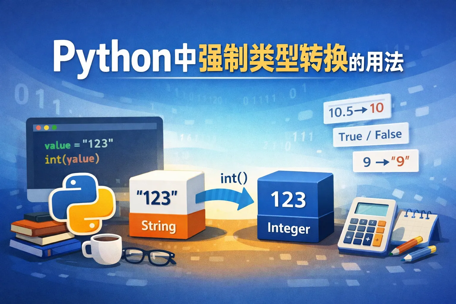 python中强制类型转换的用法