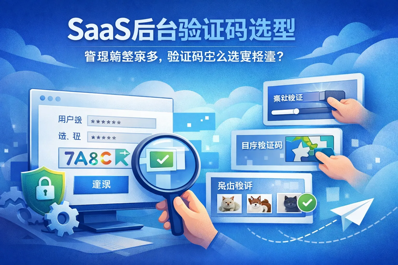 SaaS后台验证码选型:管理端登录多,验证码怎么选更轻量?