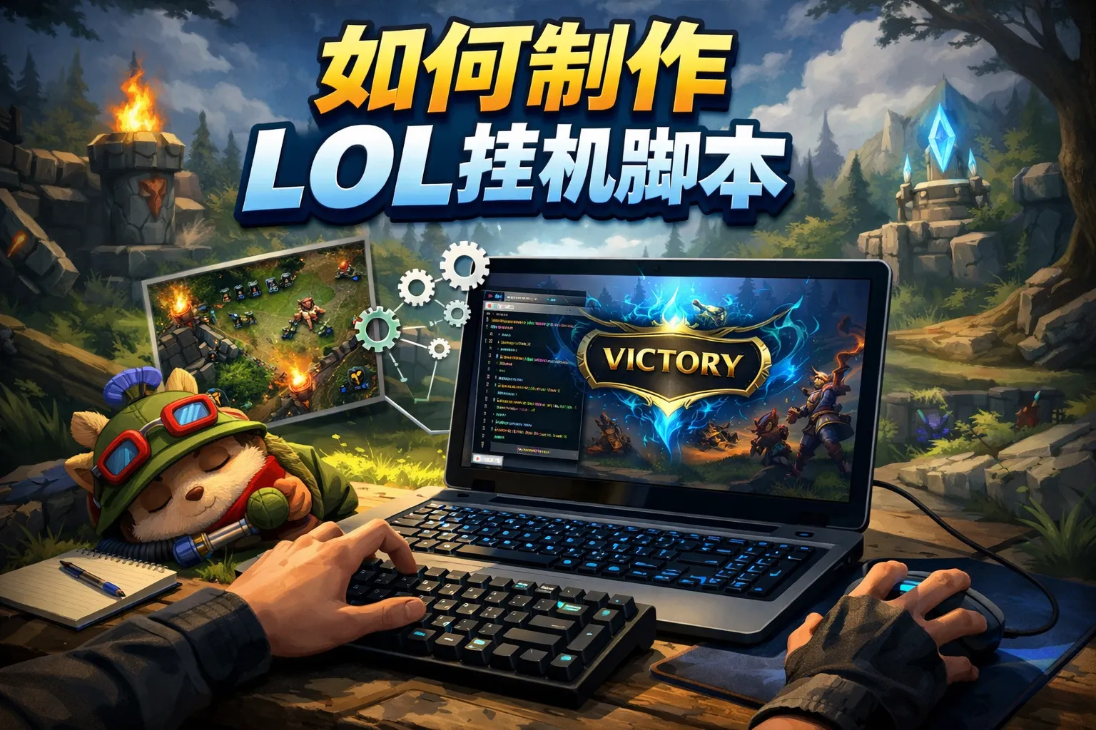 如何制作lol挂机脚本