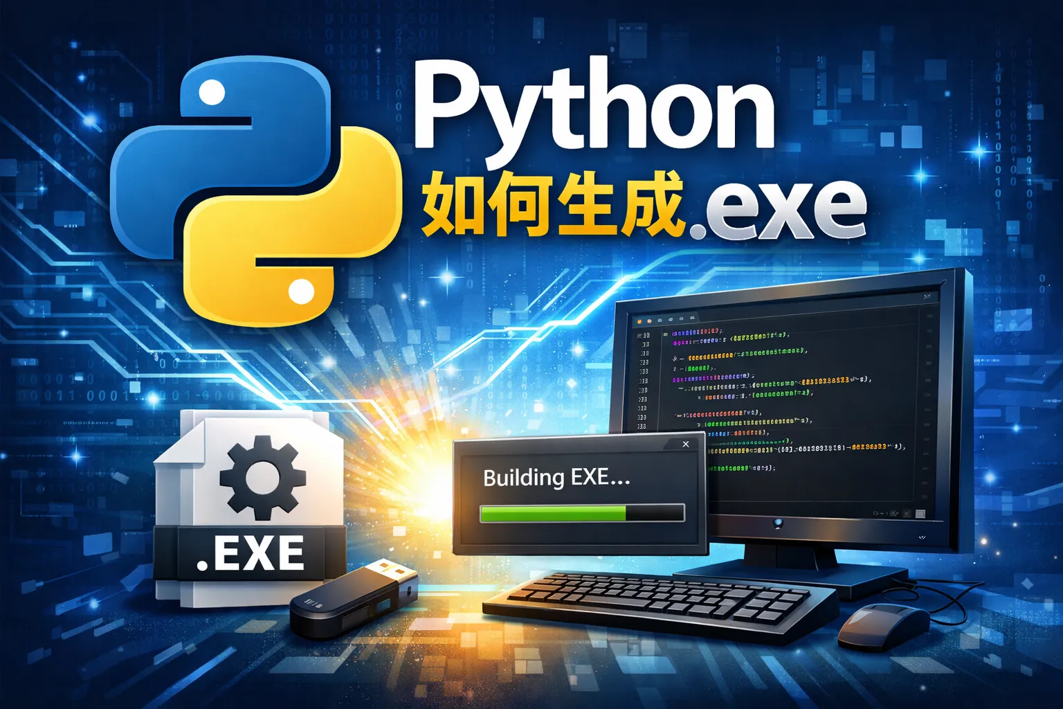 python如何生成.exe