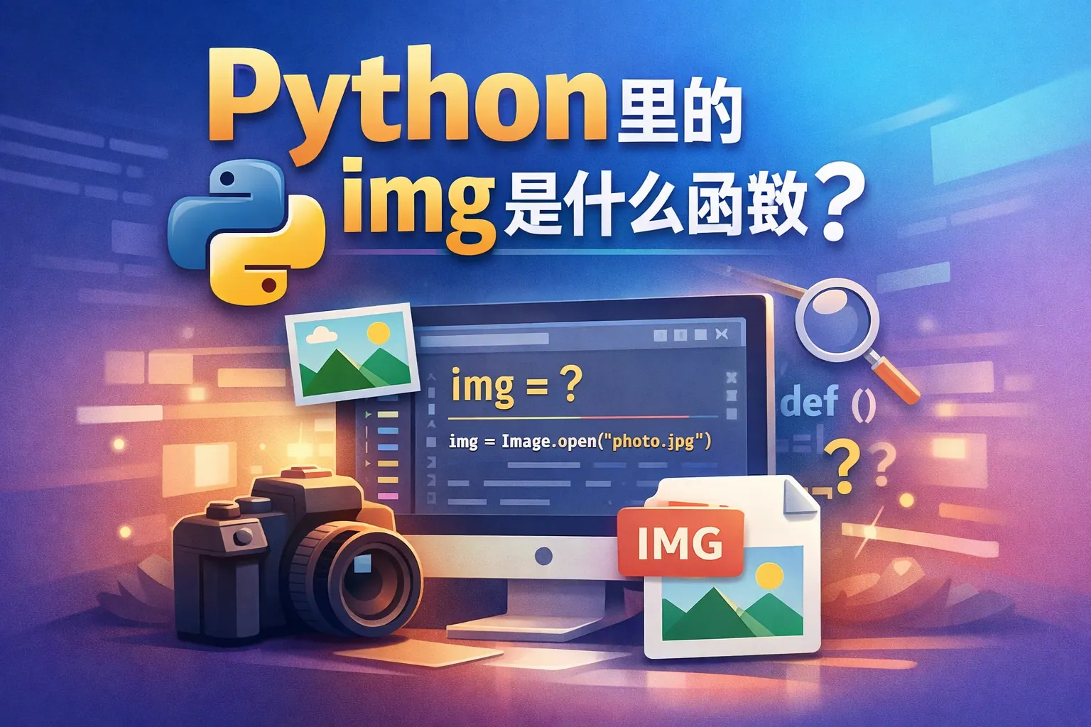 python里的img是什么函数