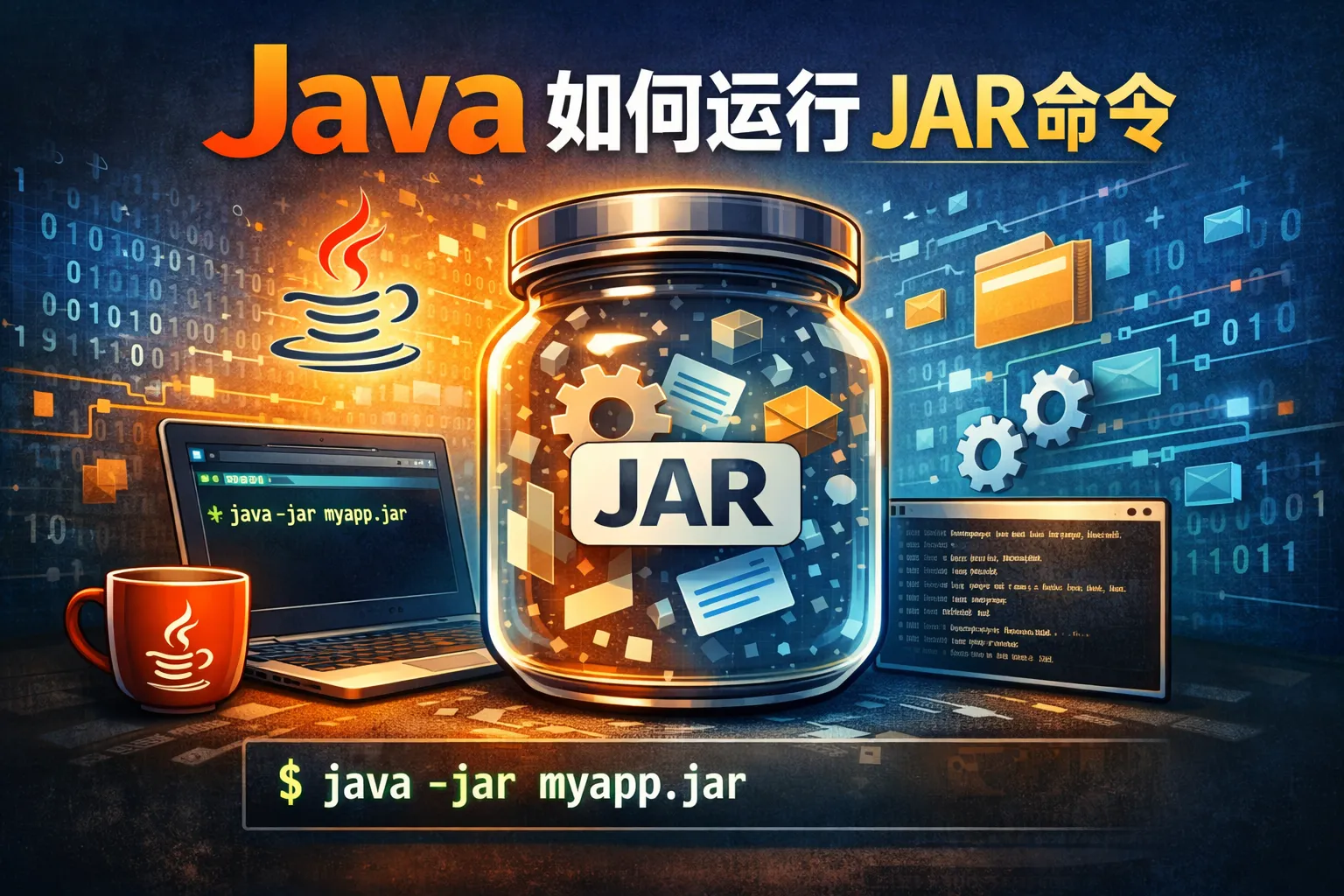 java如何运行 jar命令