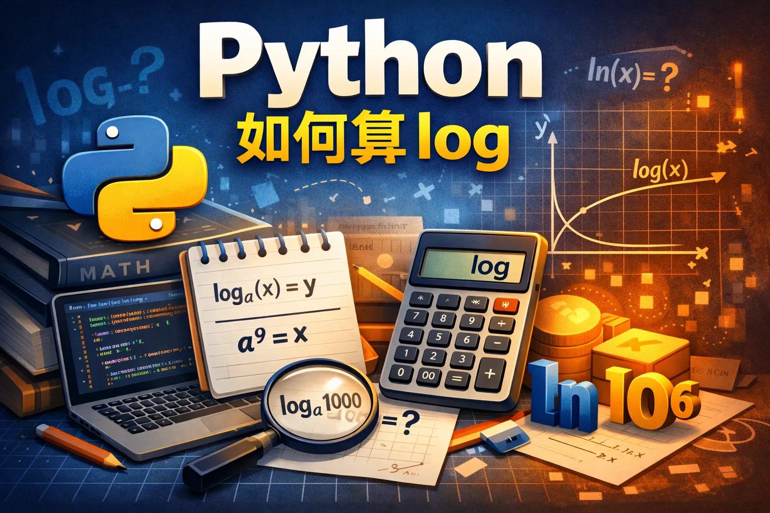 python 如何算log