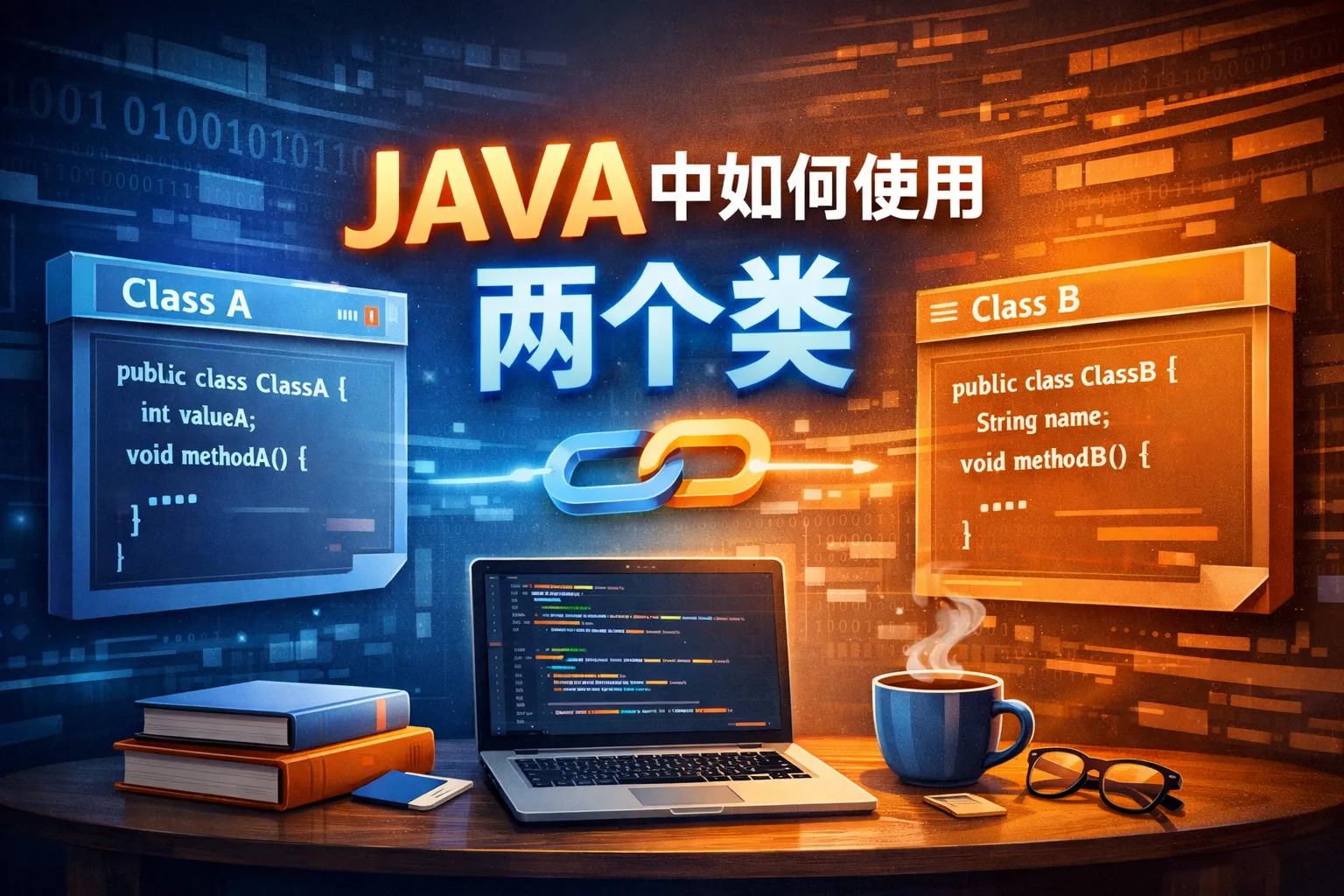 JAVA中如何两个类