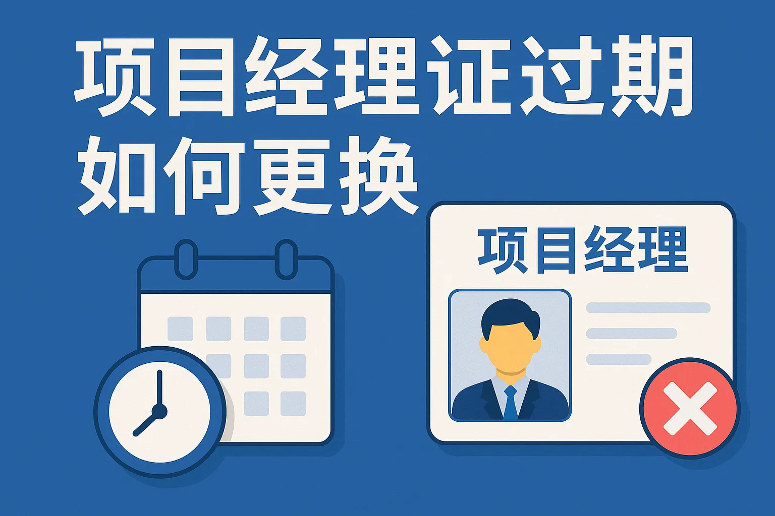 项目经理证过期如何更换