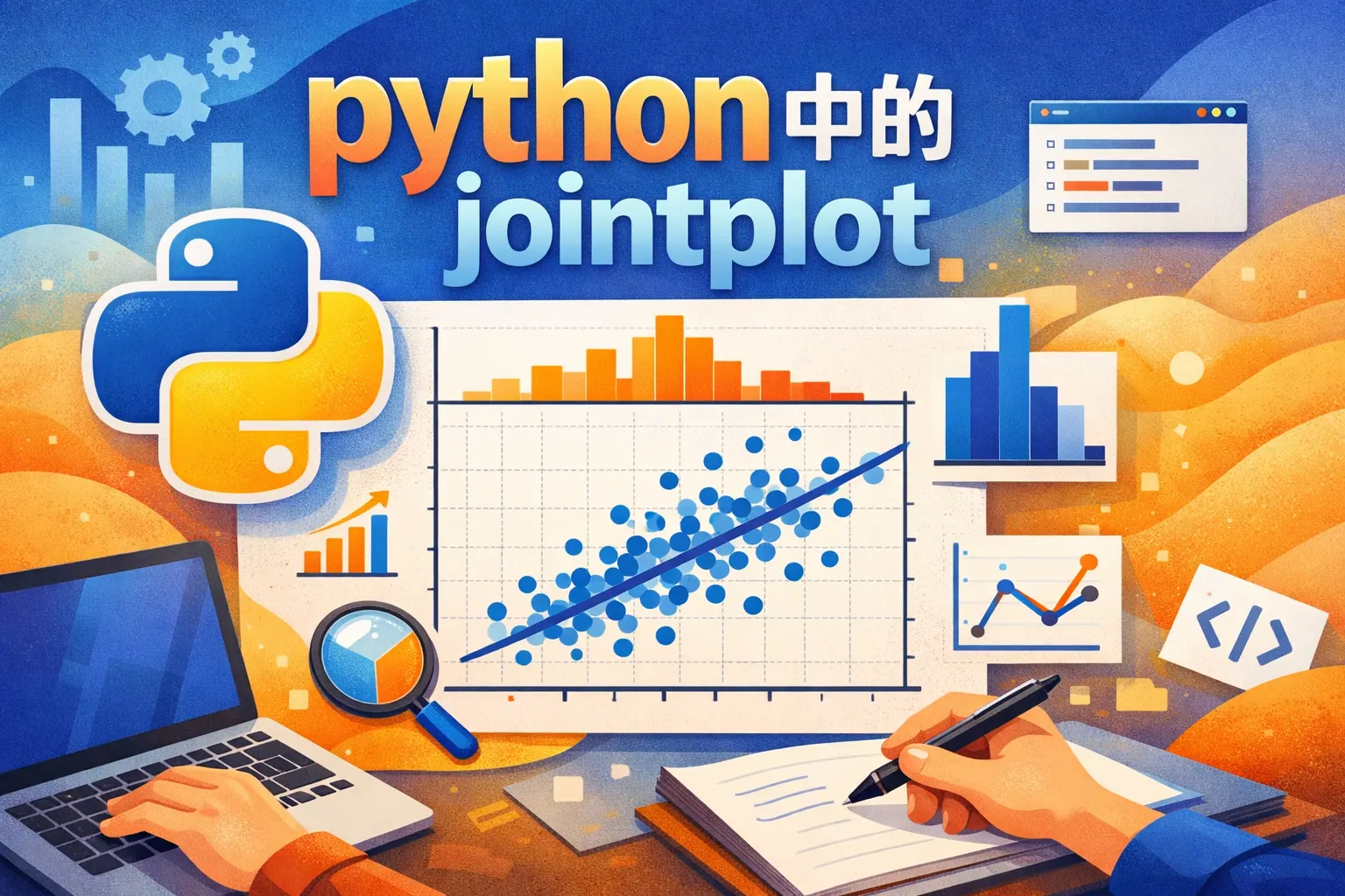 python中的jointplot