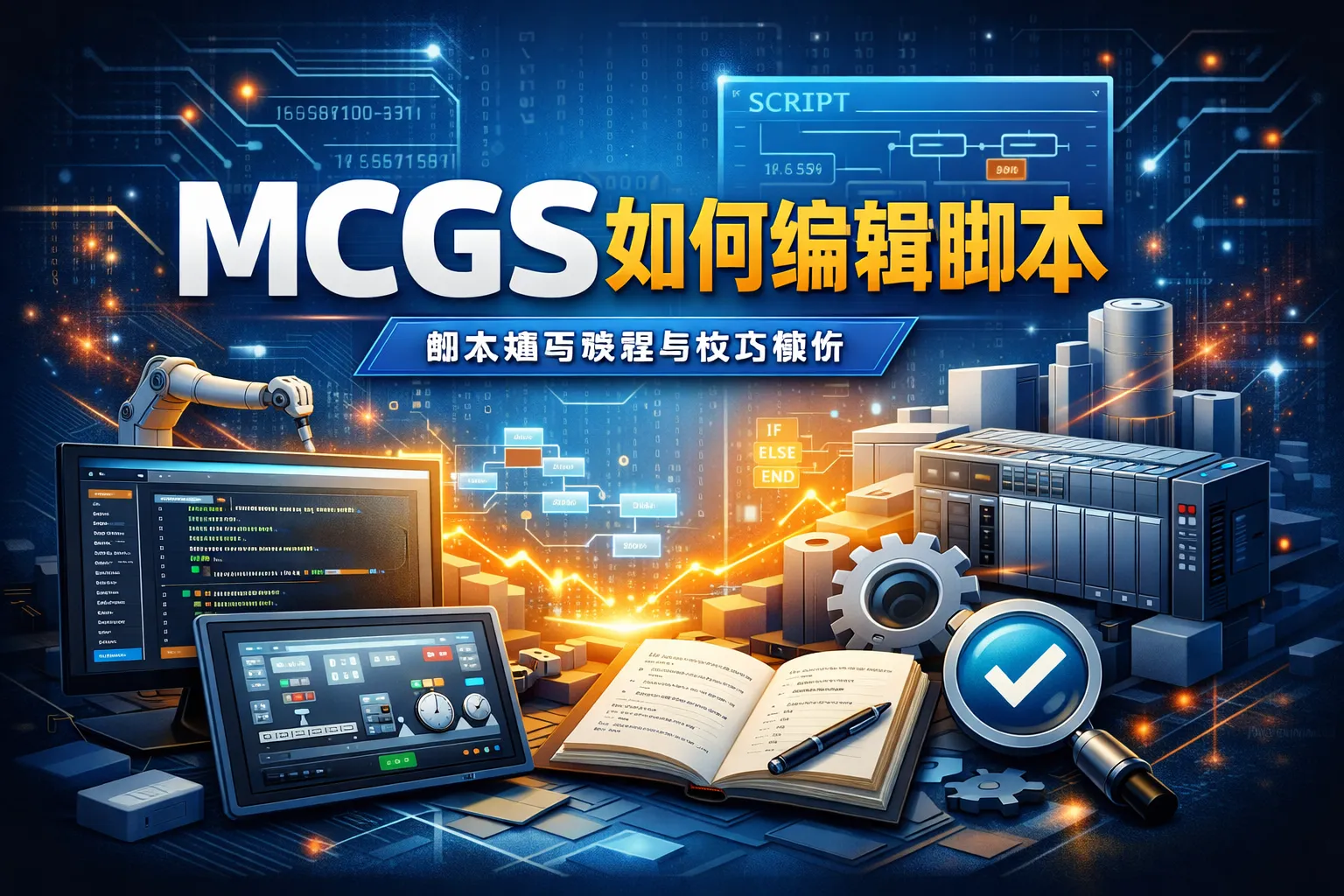 mcgs如何编辑脚本