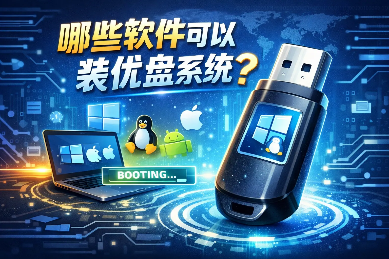 哪些软件可以装优盘系统