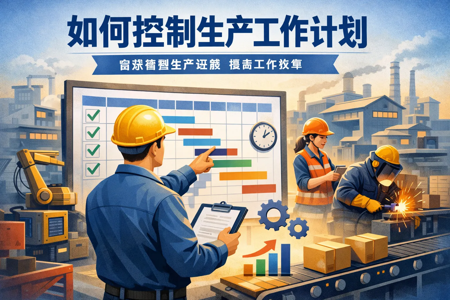 如何控制生产工作计划