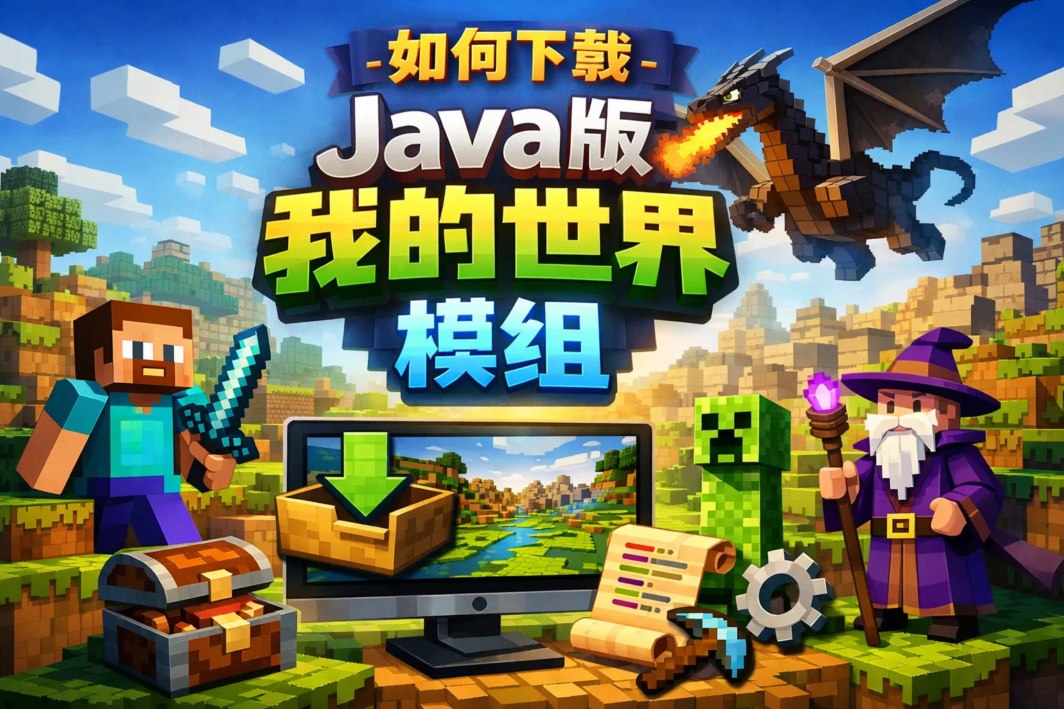 如何下载java版我的世界模组