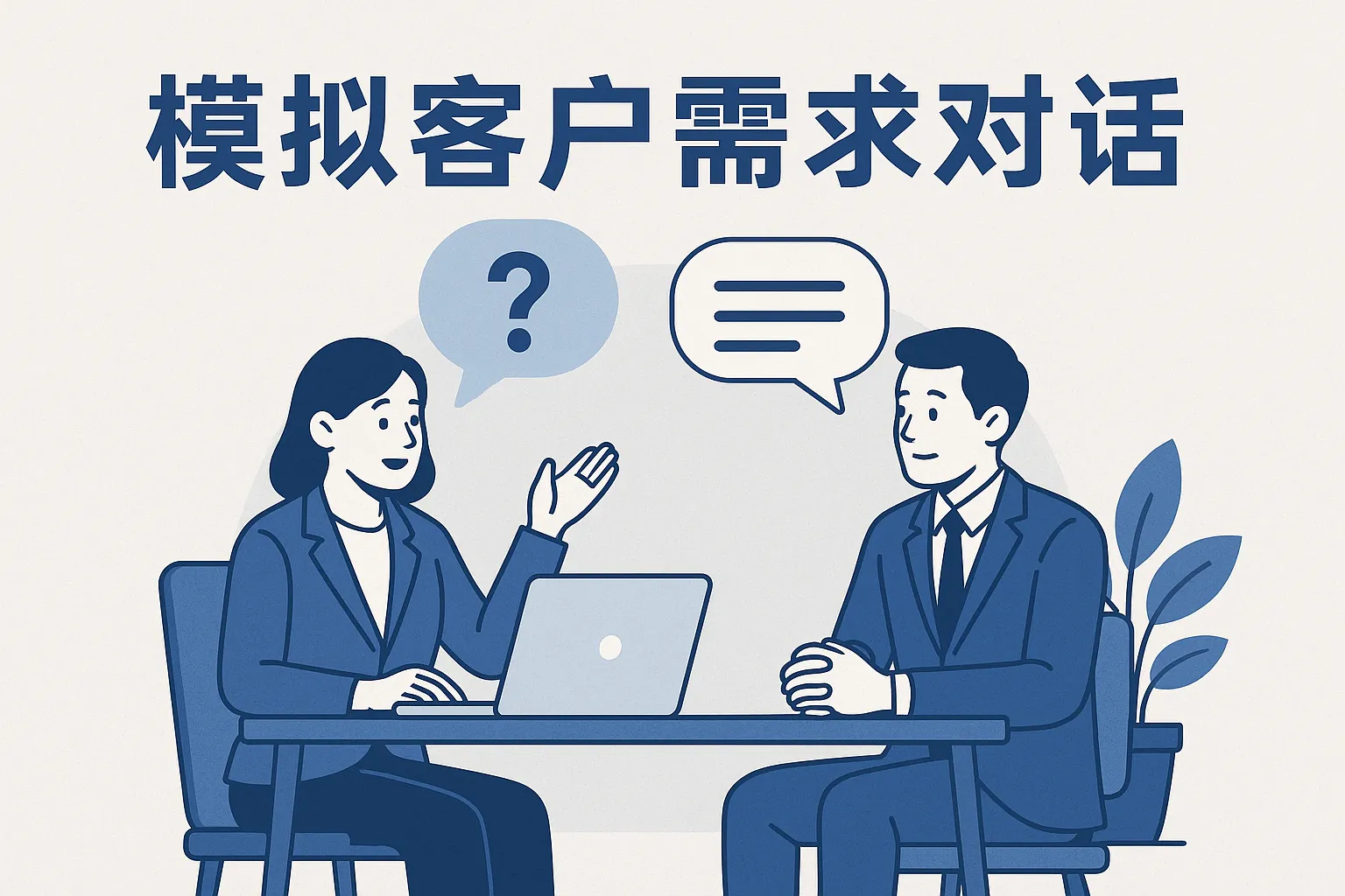 模拟客户需求对话怎么写
