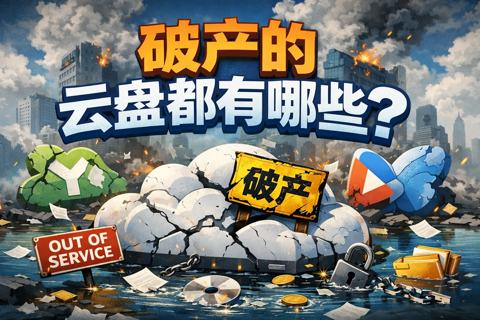 破产的云盘都有哪些