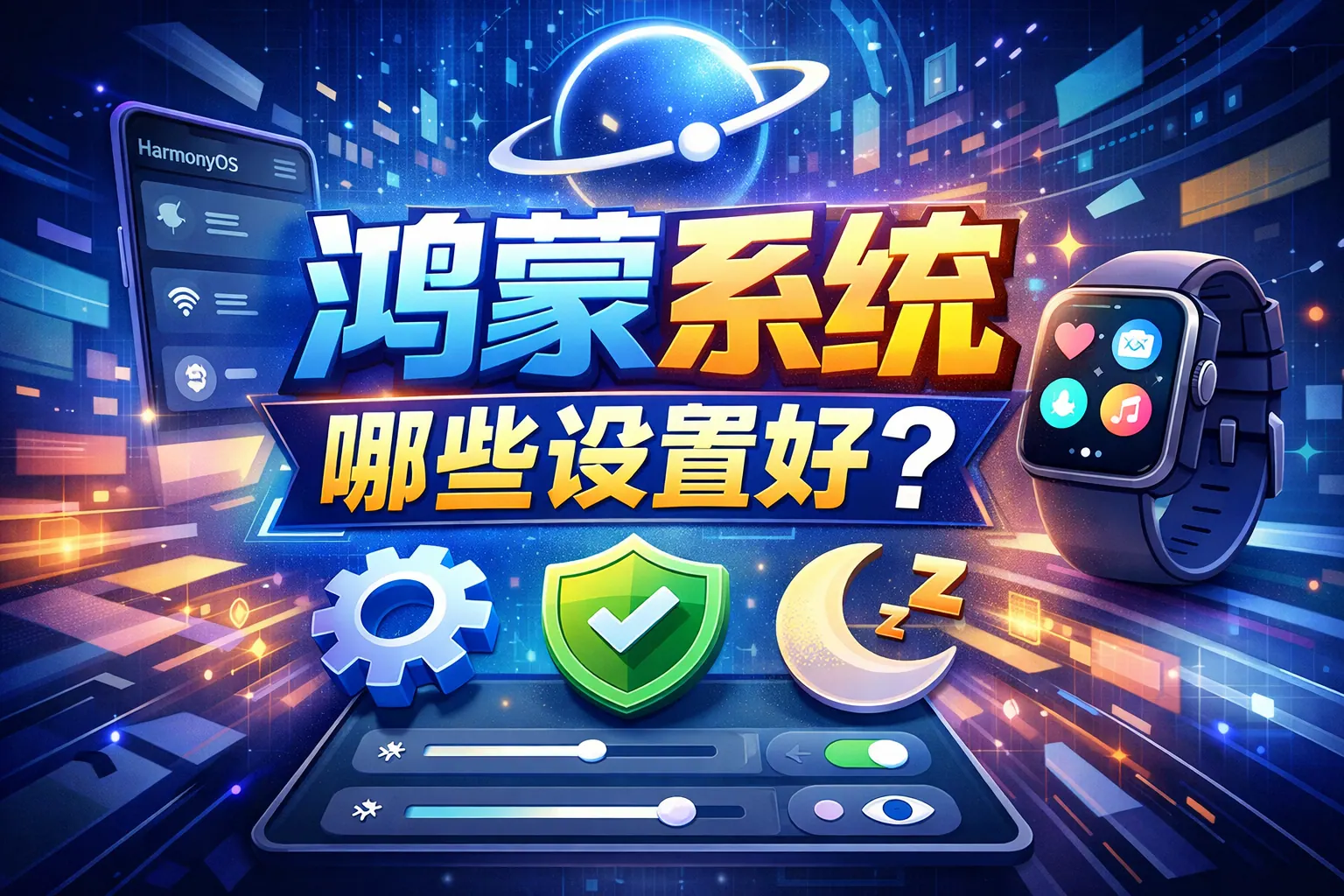 鸿蒙系统哪些设置好