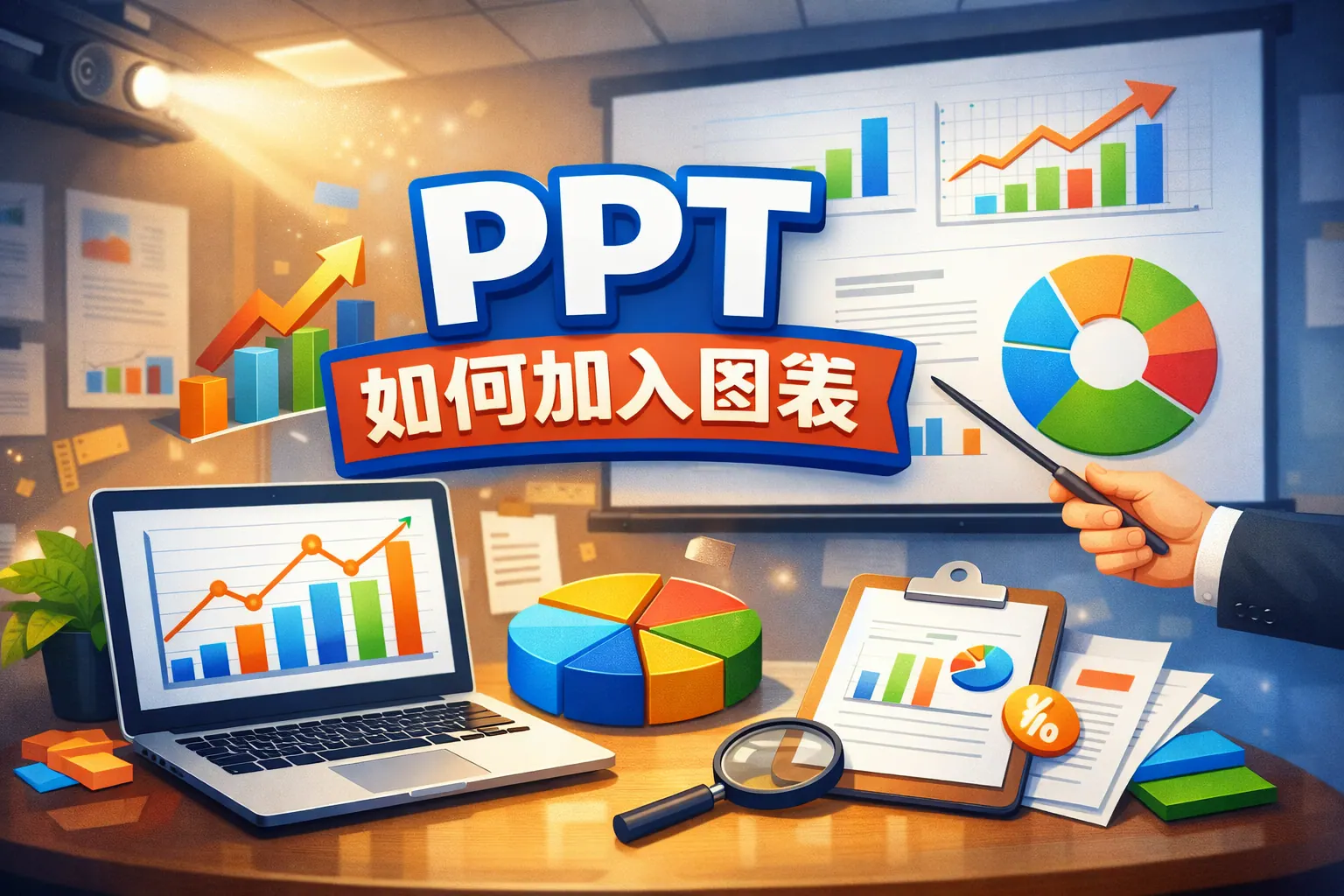 ppt如何加入图表
