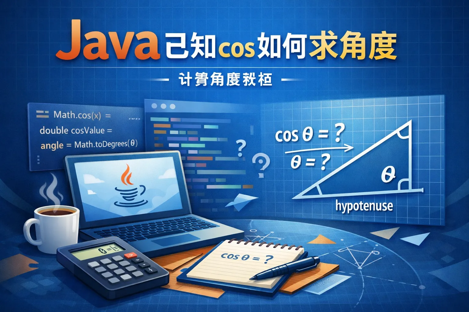 Java已知cos如何求角度