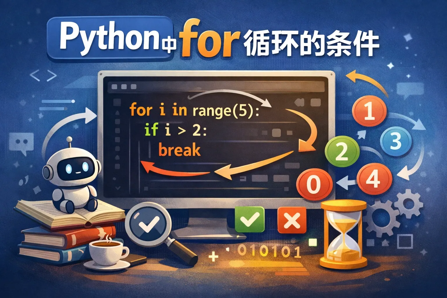 python中for循环的条件
