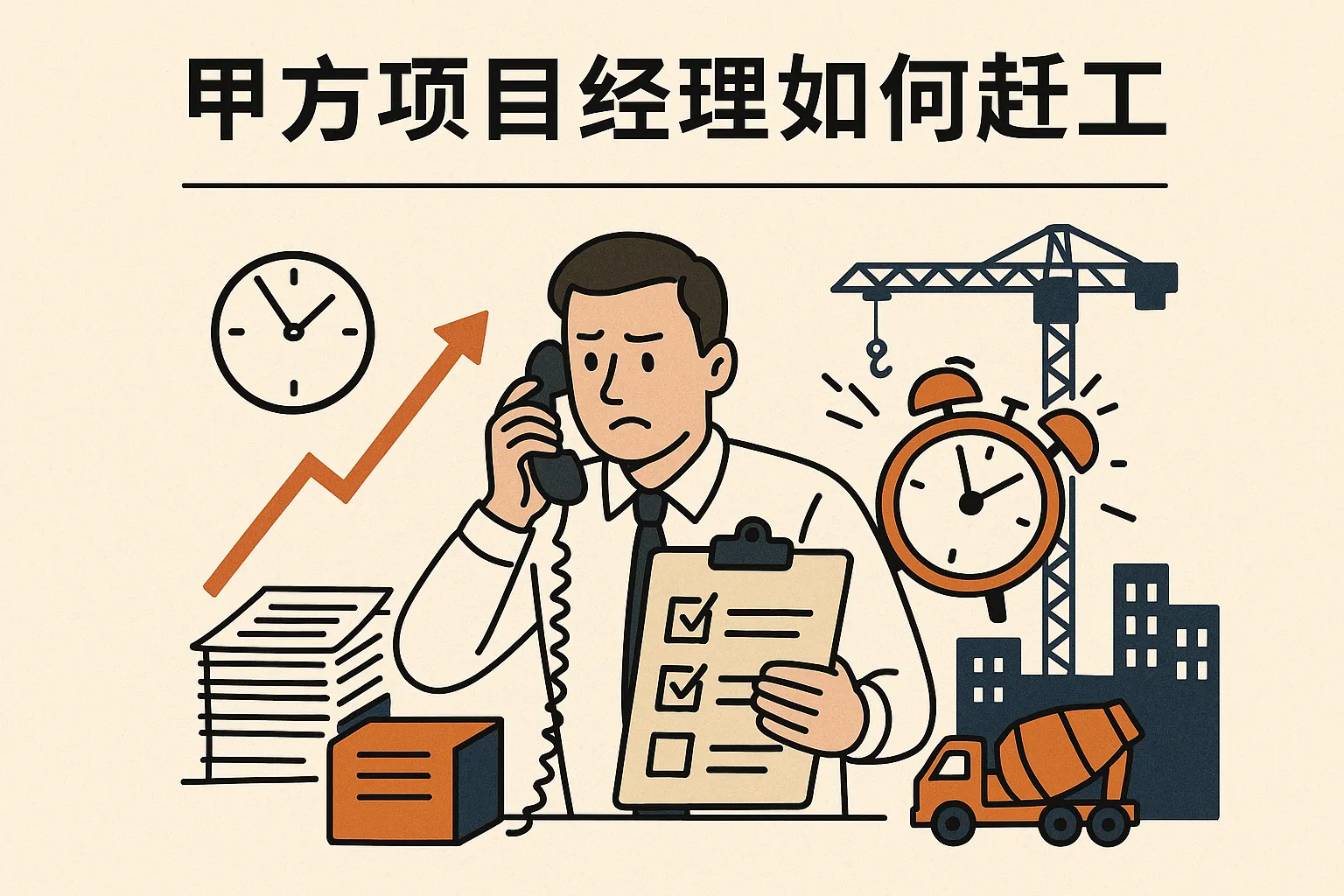 甲方项目经理如何赶工