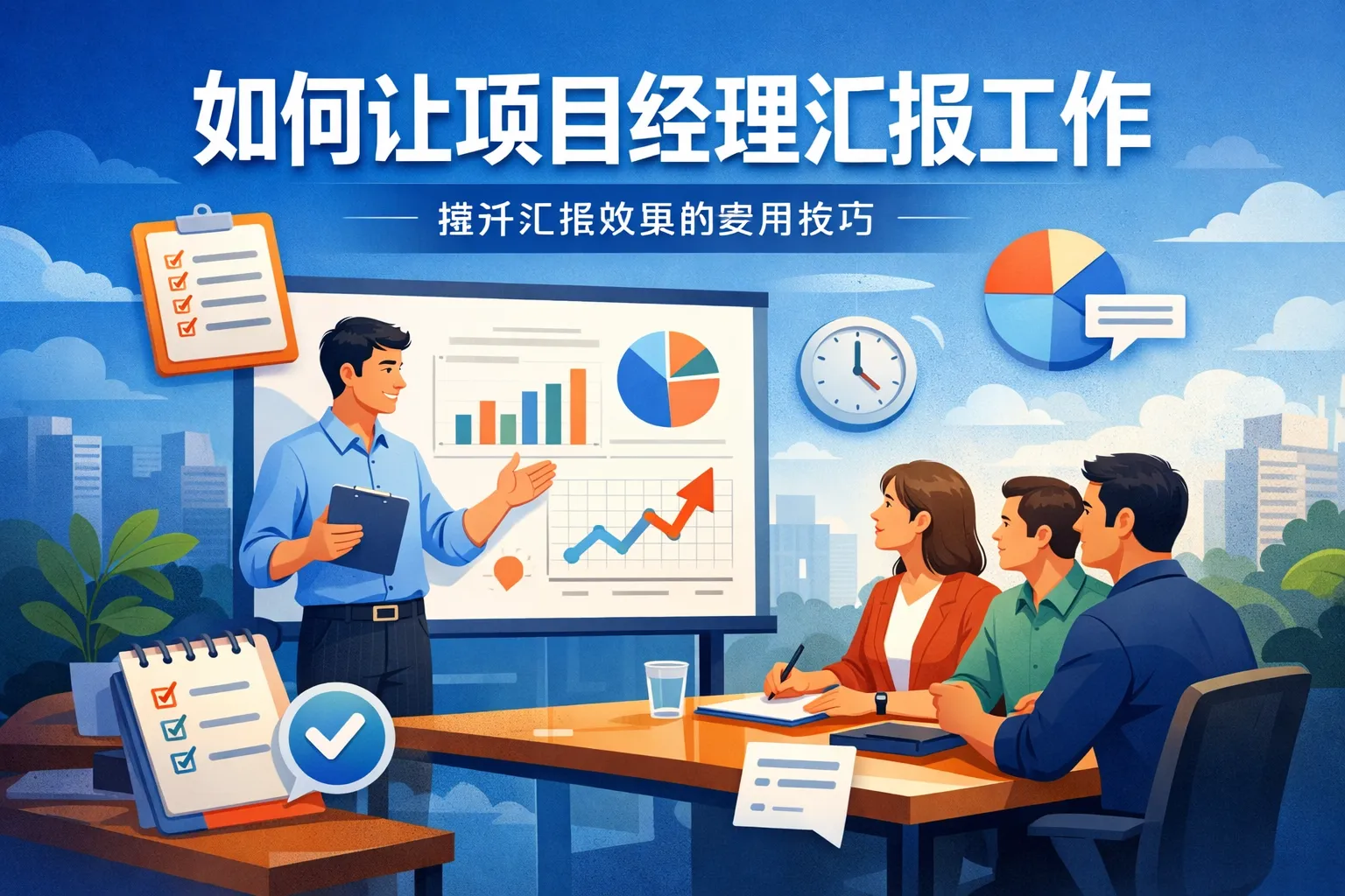 如何让项目经理汇报工作