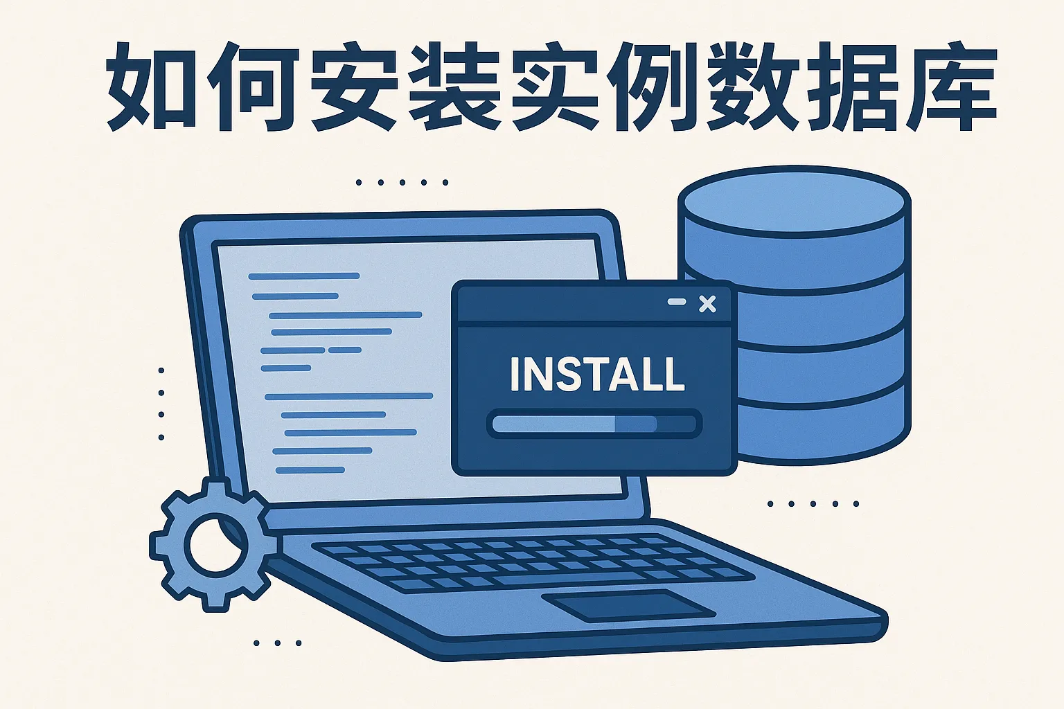 怎么安装实例数据库