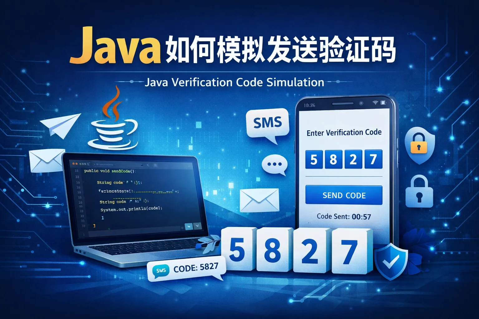 java如何模拟发送验证码