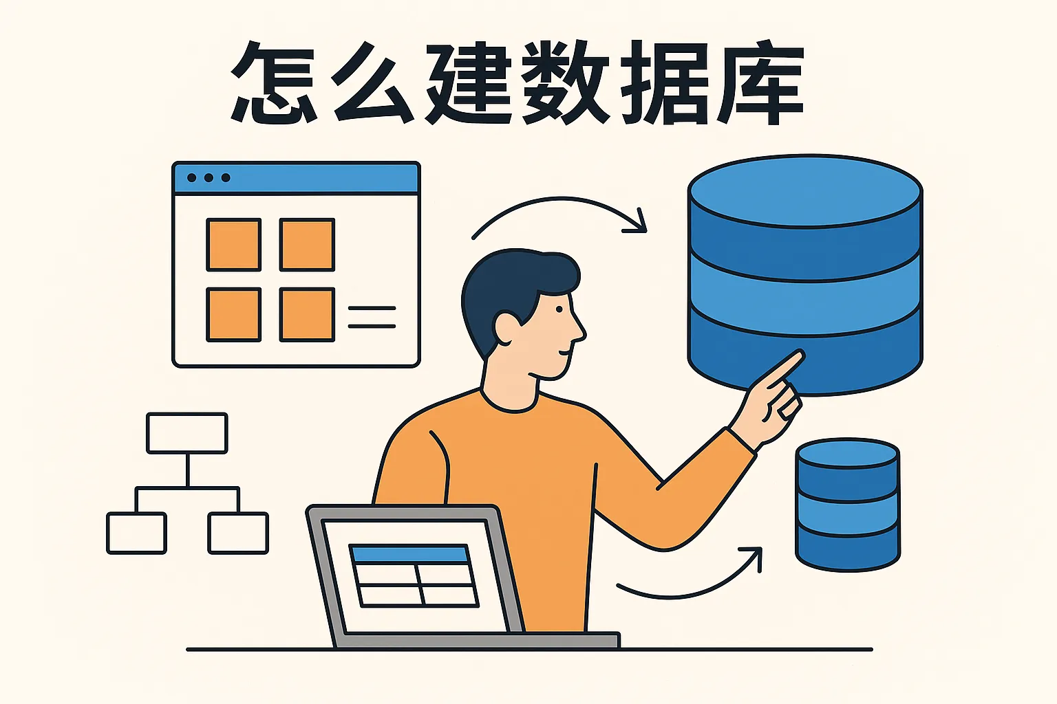 怎么建数据库库