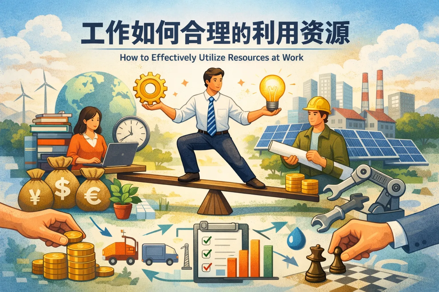 工作如何合理的利用资源