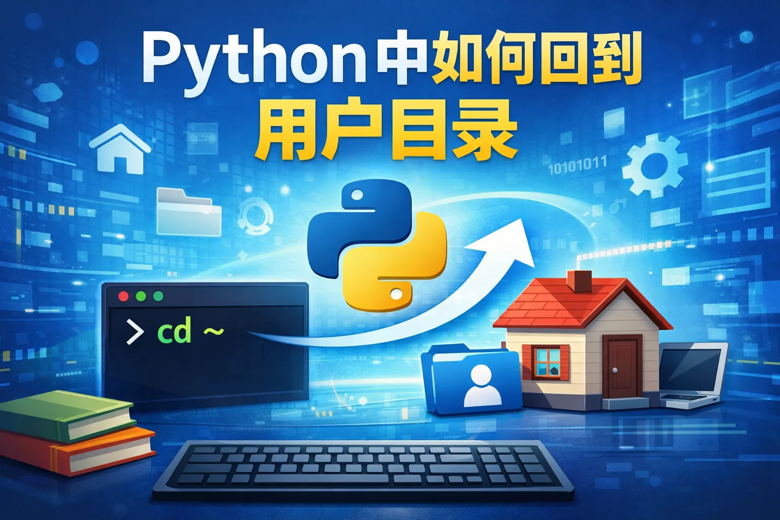 python中如何回到用户目录
