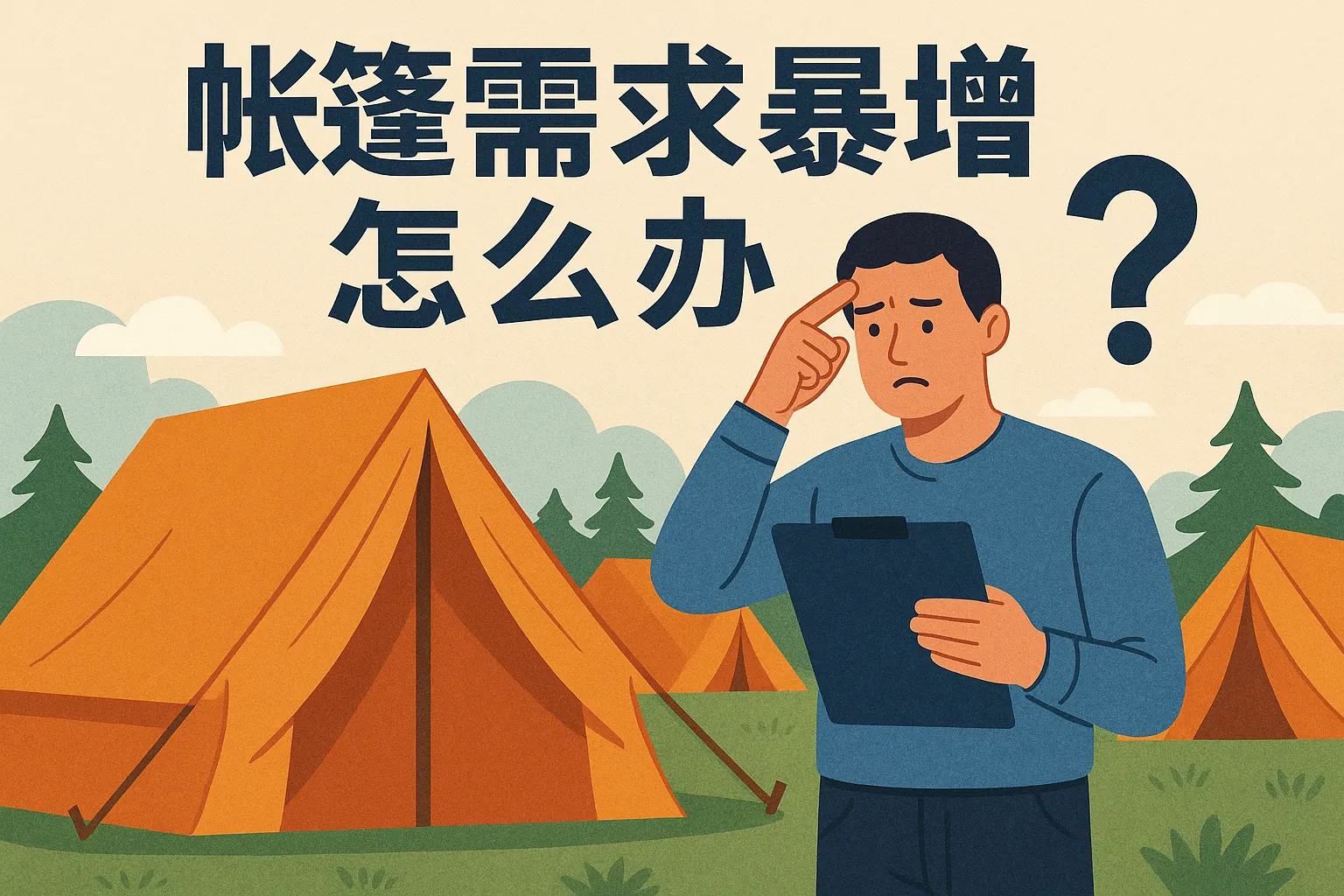 帐篷需求暴增怎么办