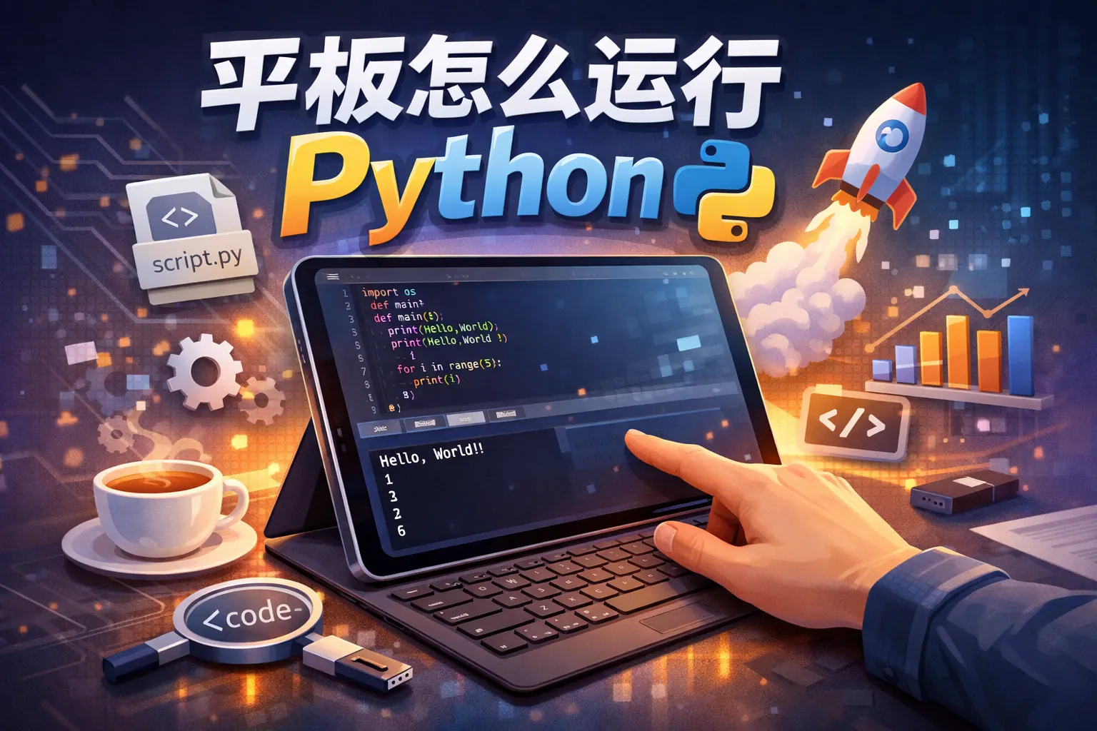_平板怎么运行python