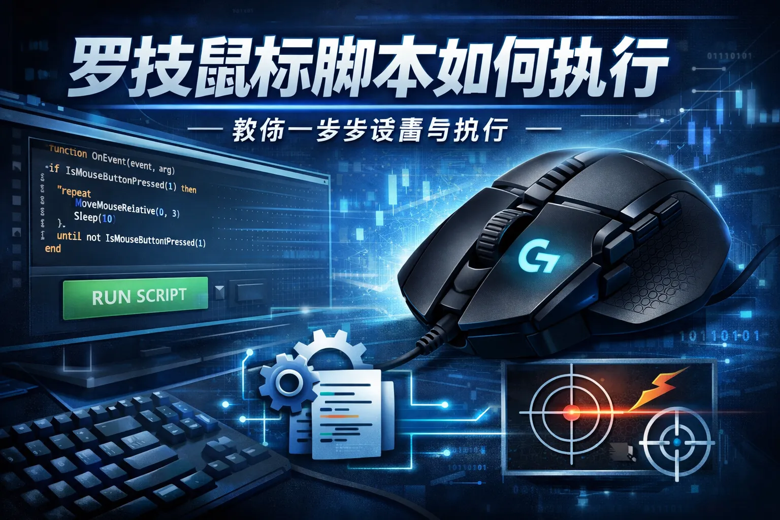 罗技鼠标脚本如何执行
