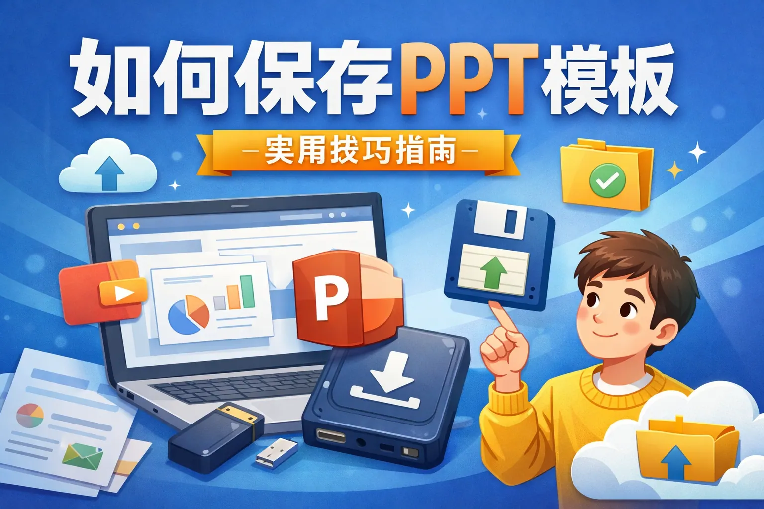 如何保存ppt模板