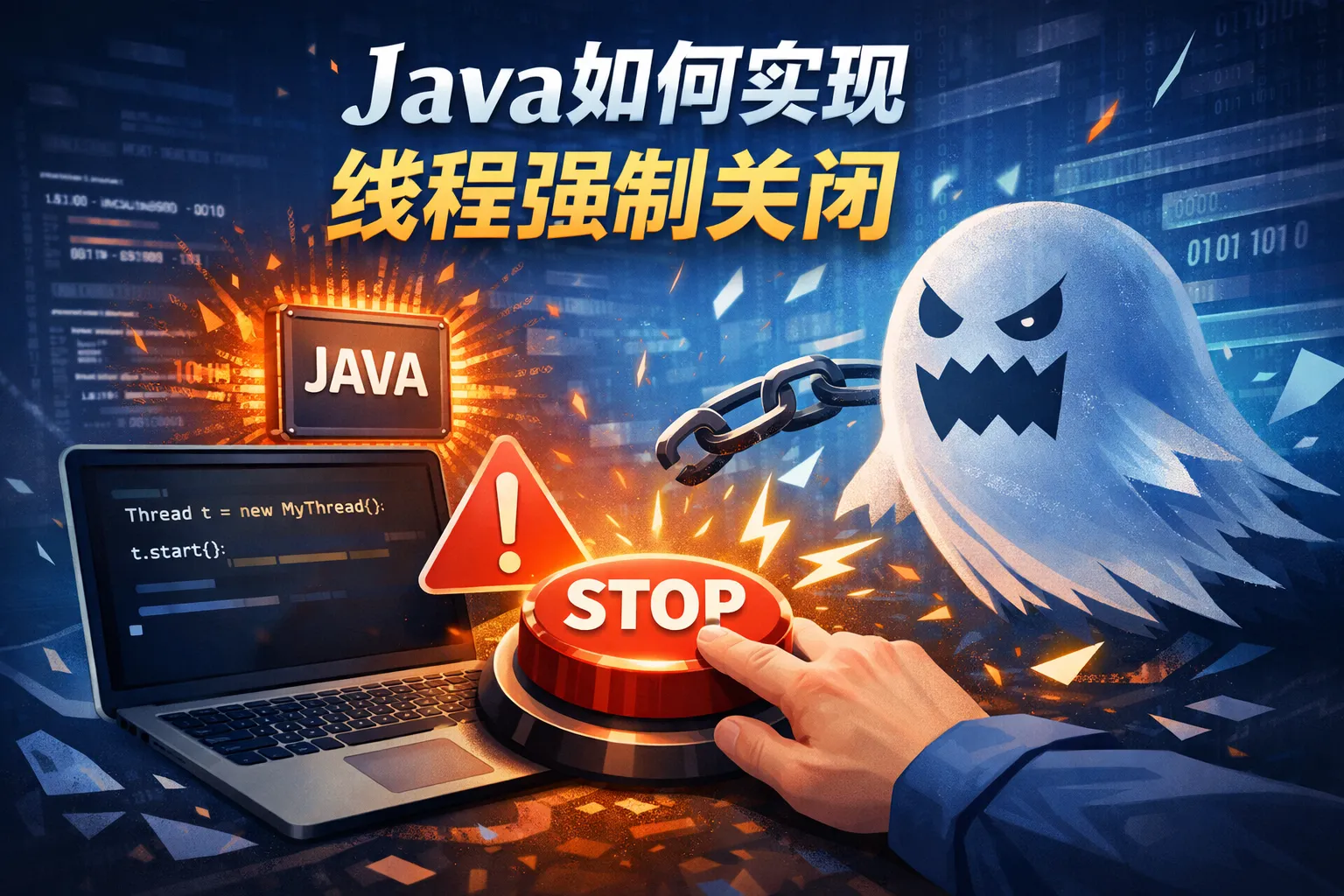 java如何实现线程强制关闭