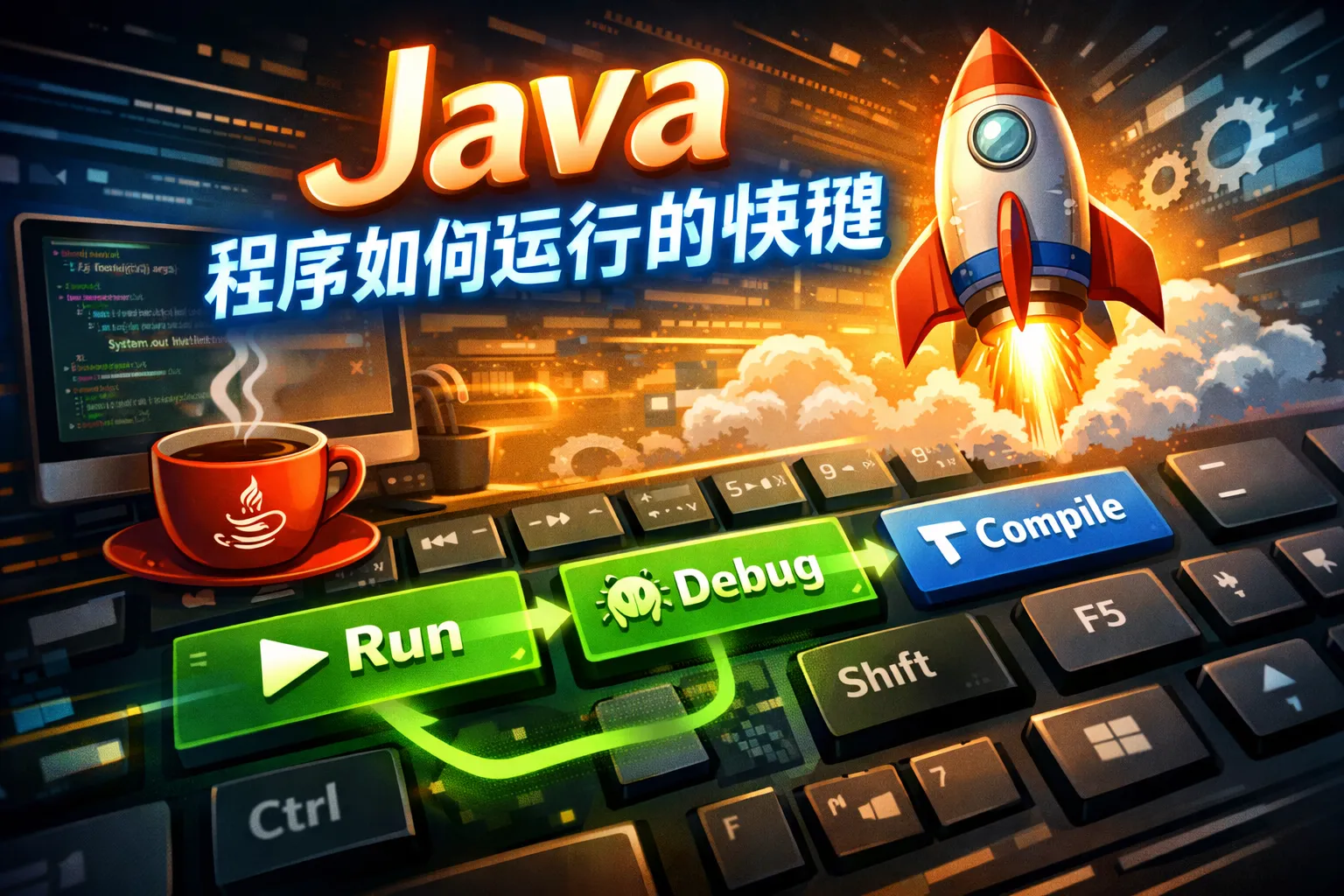 java程序如何运行的快捷键