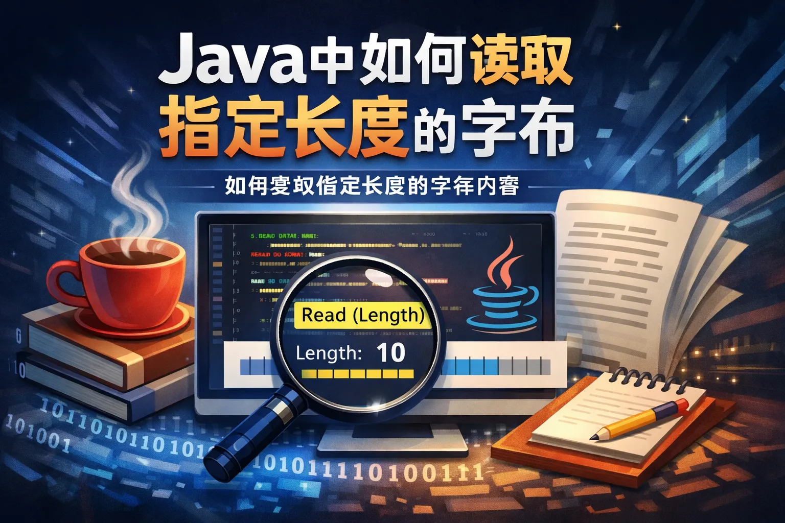 java中如何读取指定长度的字符