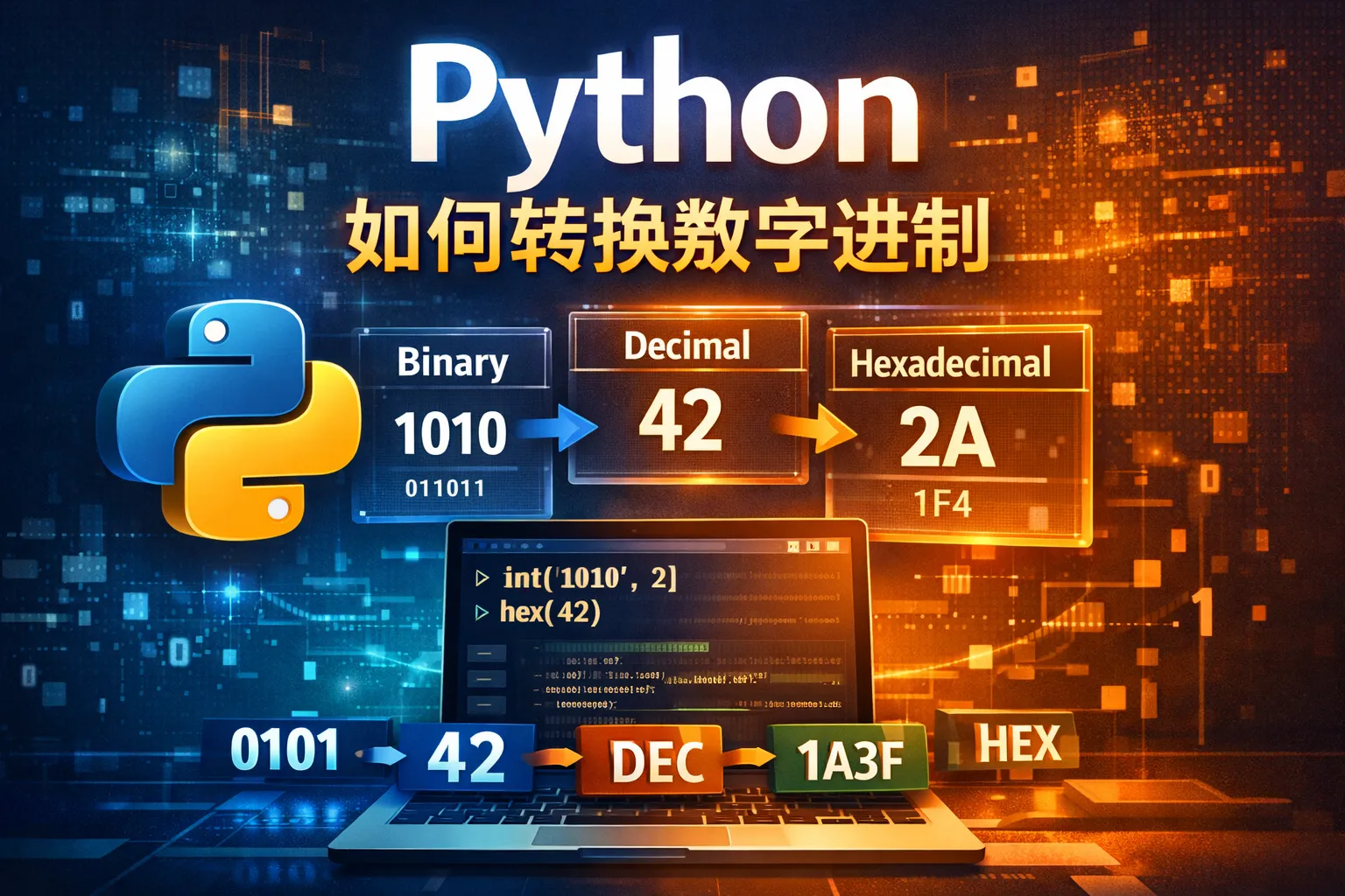 python 如何转换数字进制