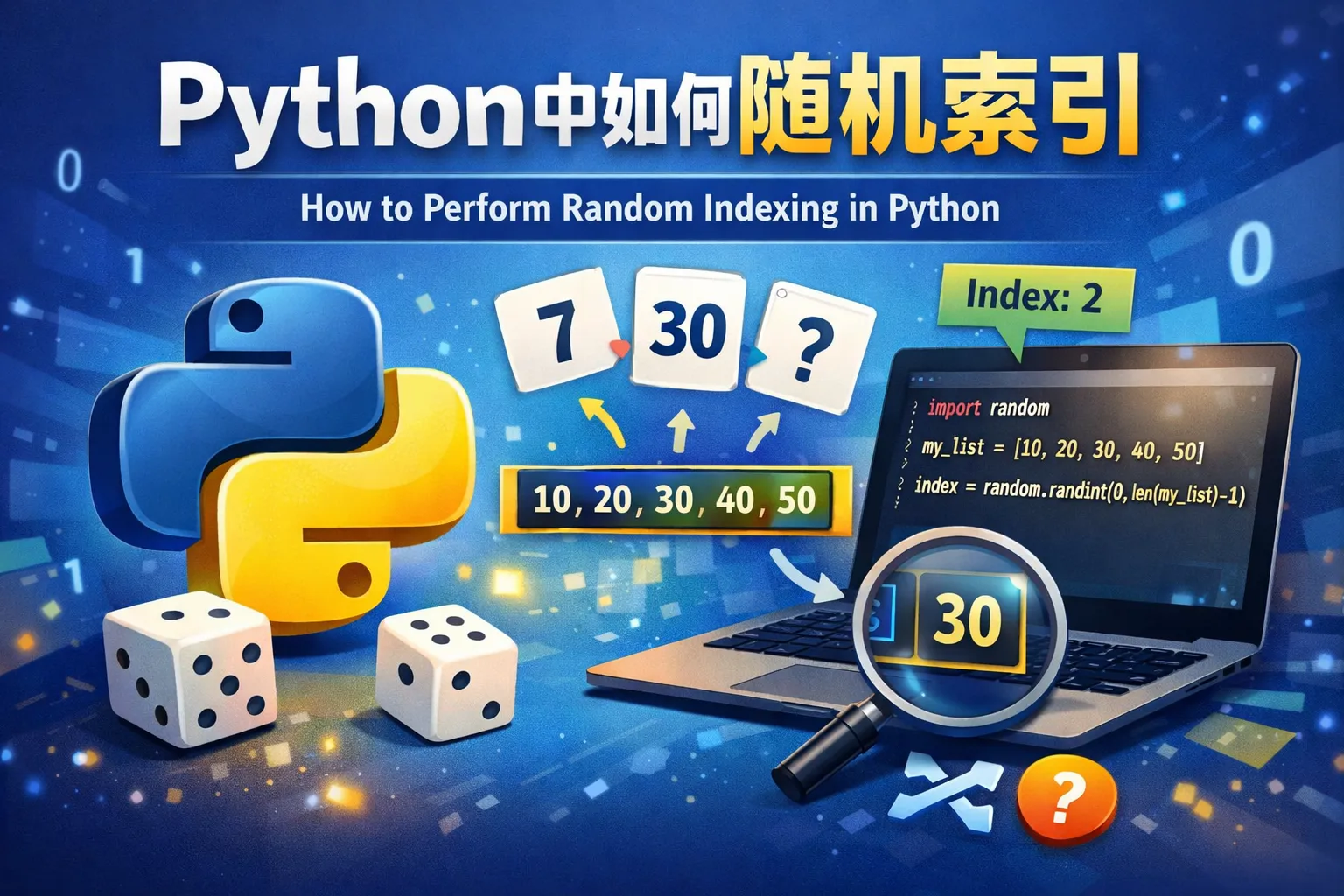 python中如何随机索引