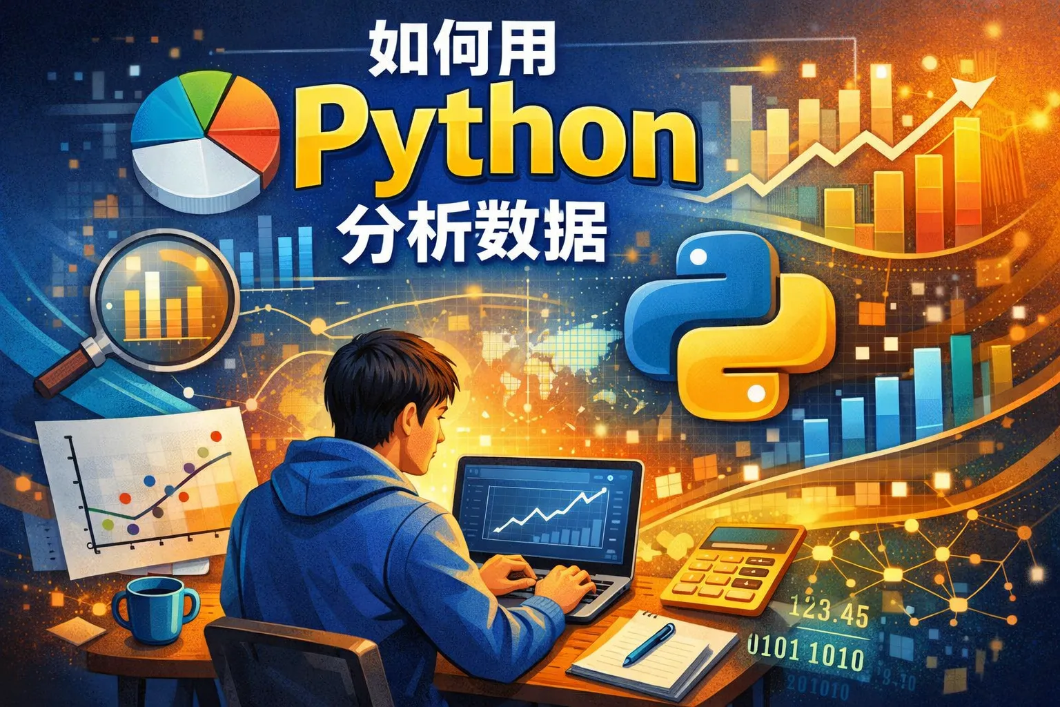 如何用python分析数据