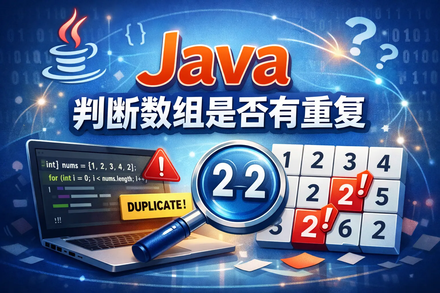 java 判断数组是否有重复