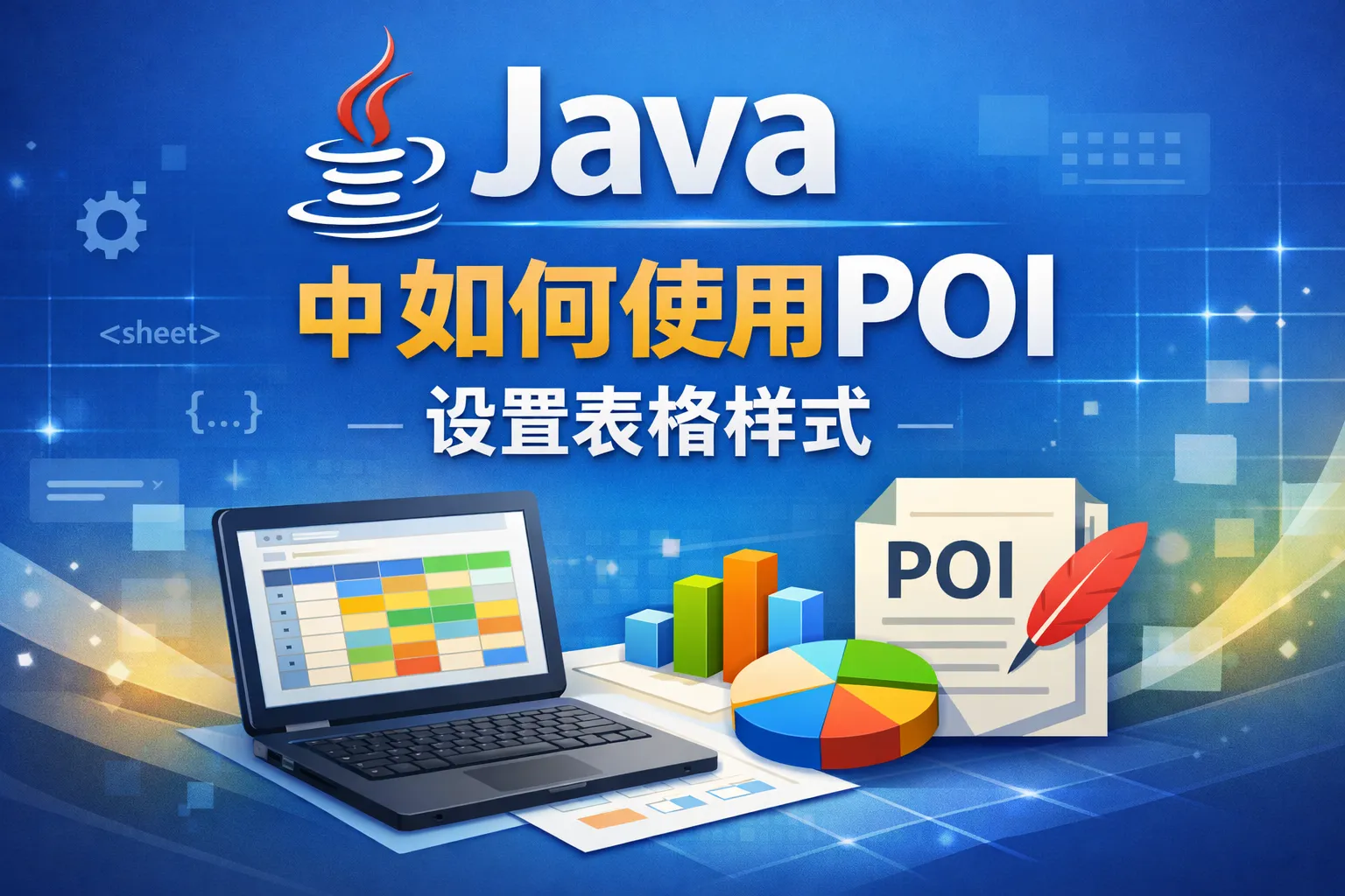 java中如何使用poi设置表格样式