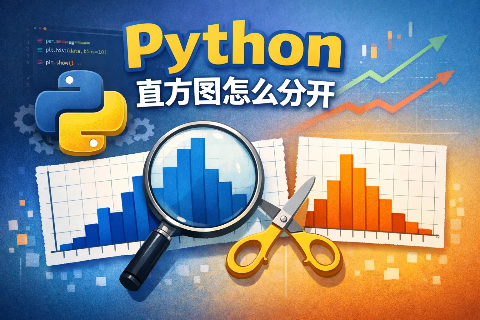 python直方图怎么分开