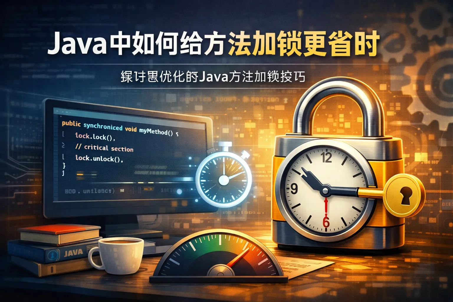 java中如何给方法加锁更省时