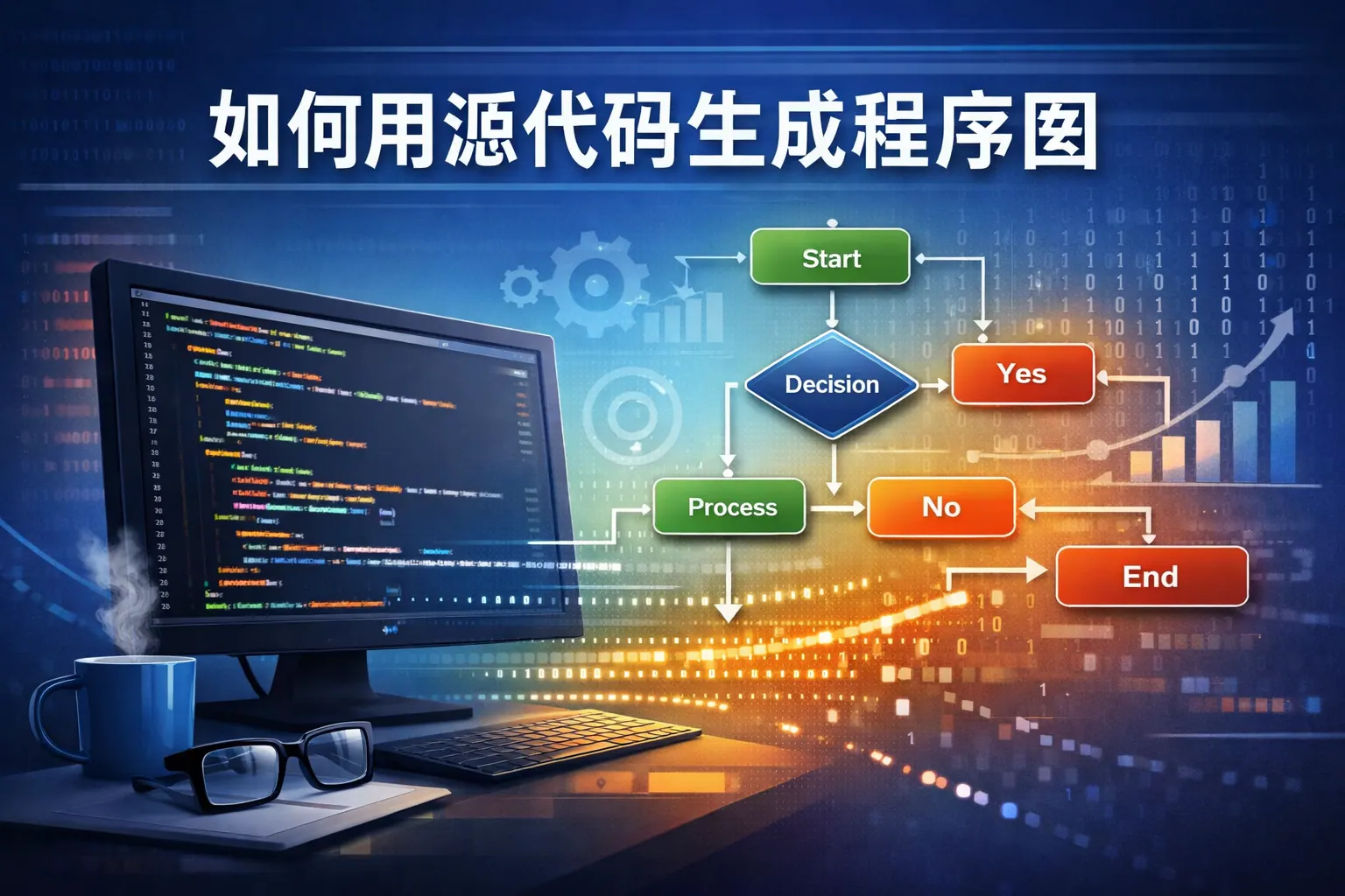 如何用源代码生成程序图
