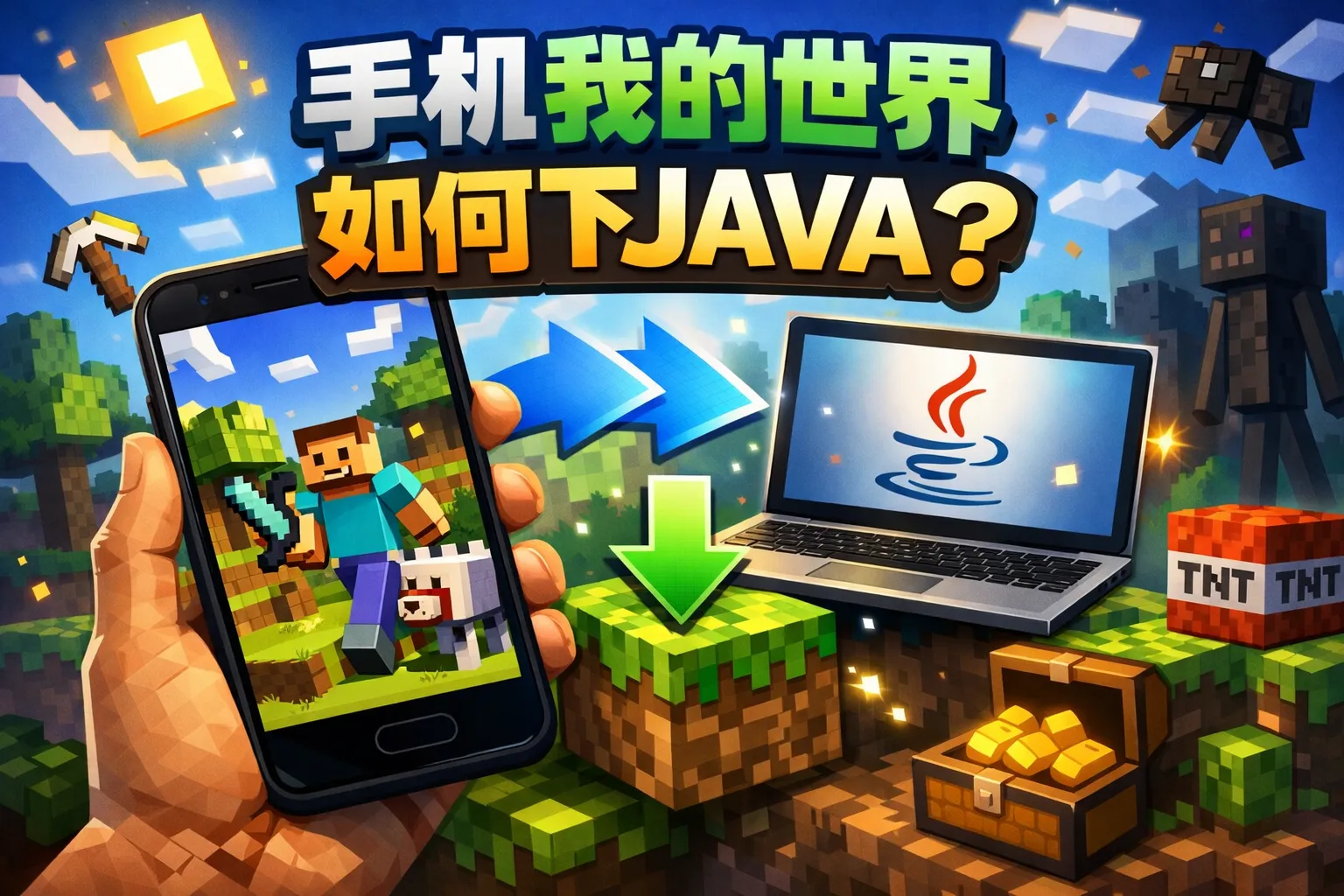 手机我的世界如何下java