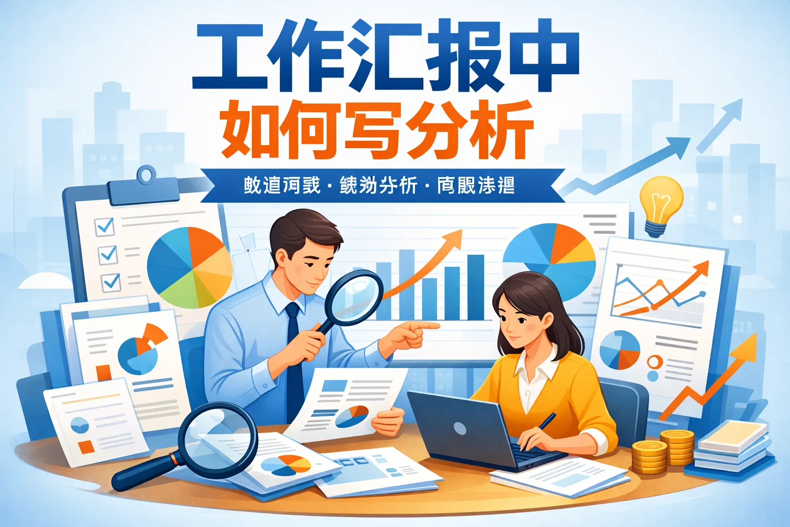 工作汇报中如何写分析