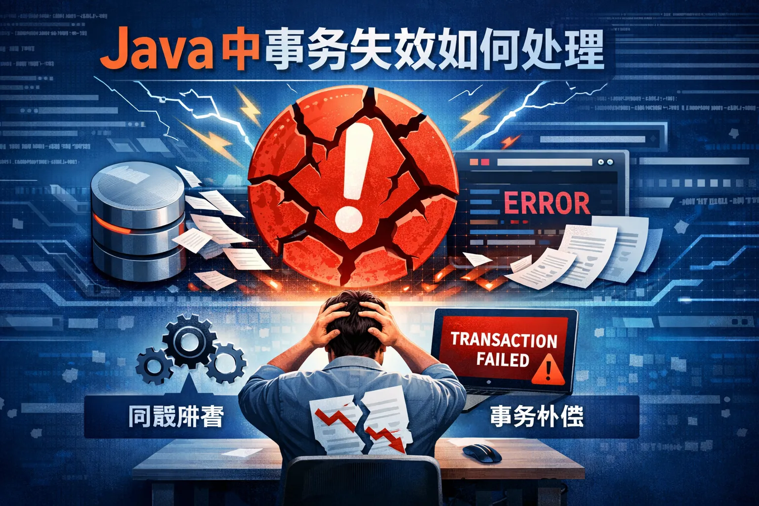 java中事务失效如何处理