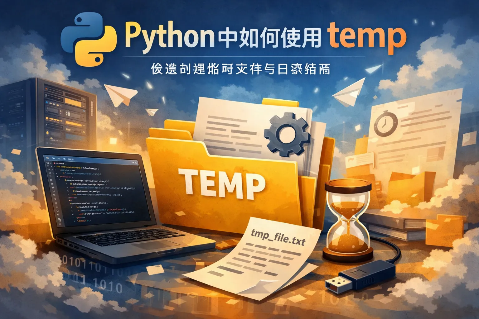 python中如何使用temp