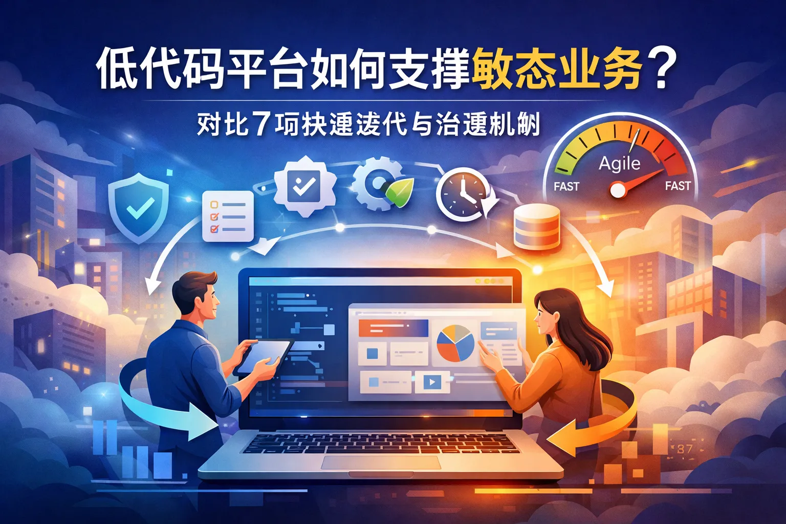 低代码平台如何支撑敏态业务?对比7项快速迭代与治理机制