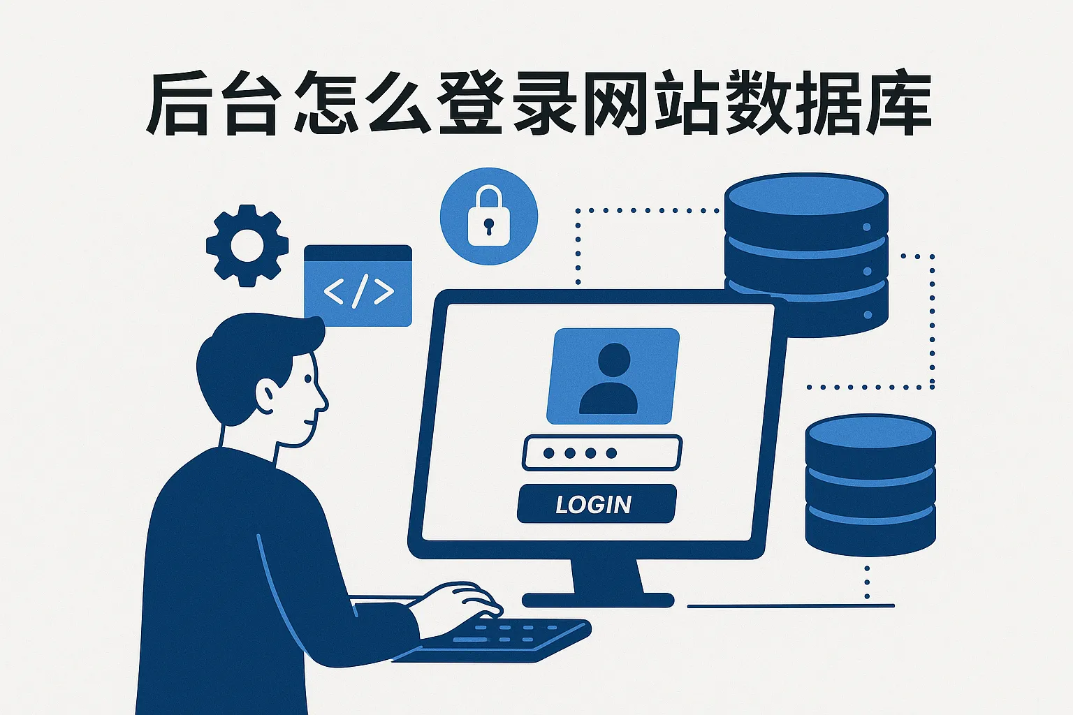 后台怎么登陆网站数据库