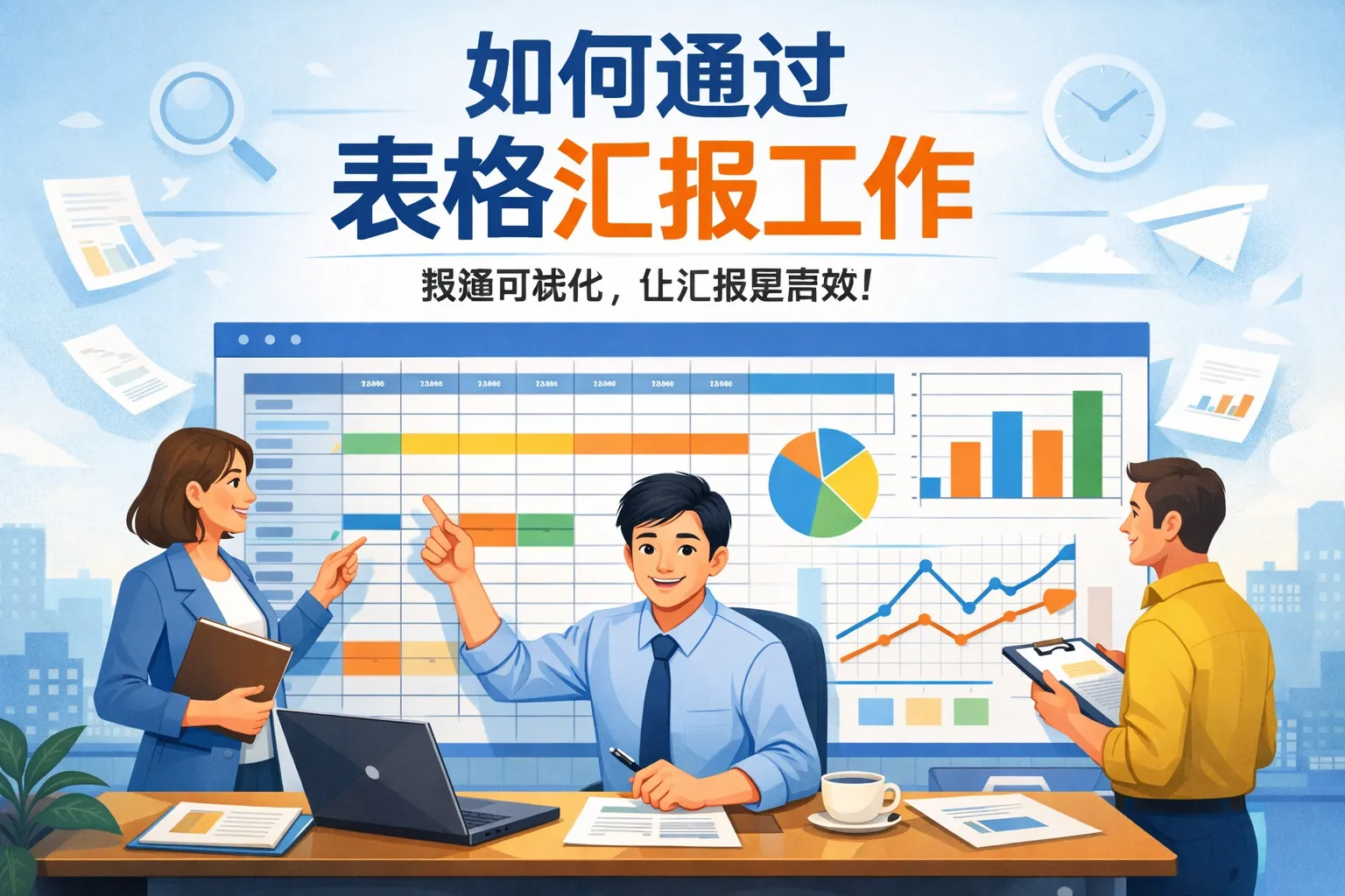 如何通过表格汇报工作