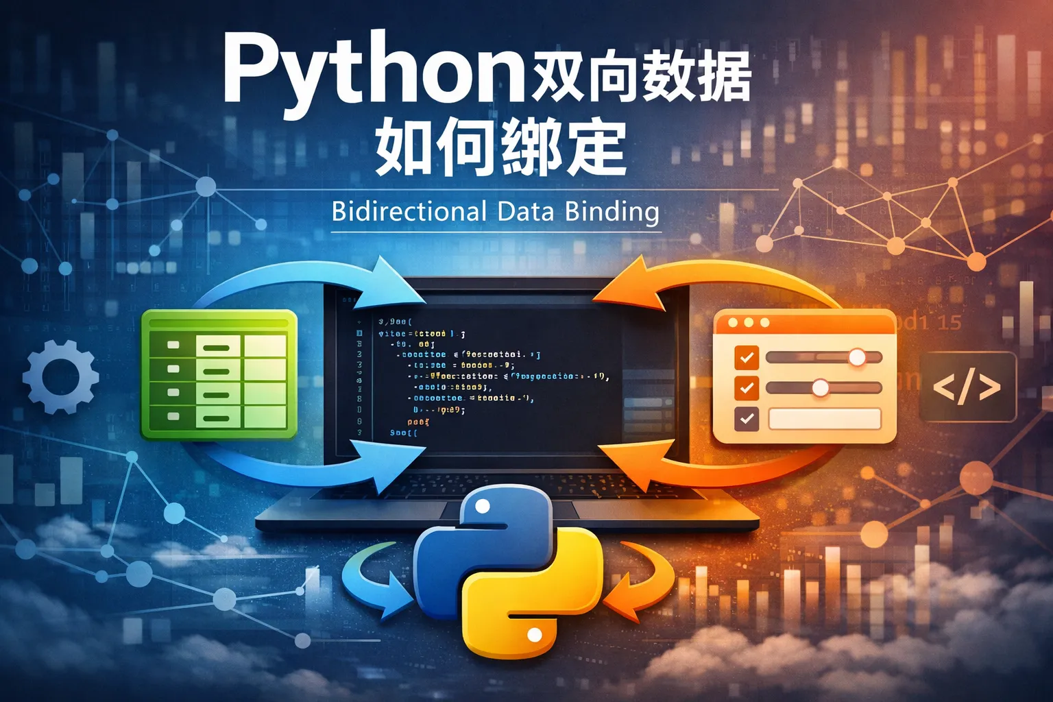 python双向数据如何绑定